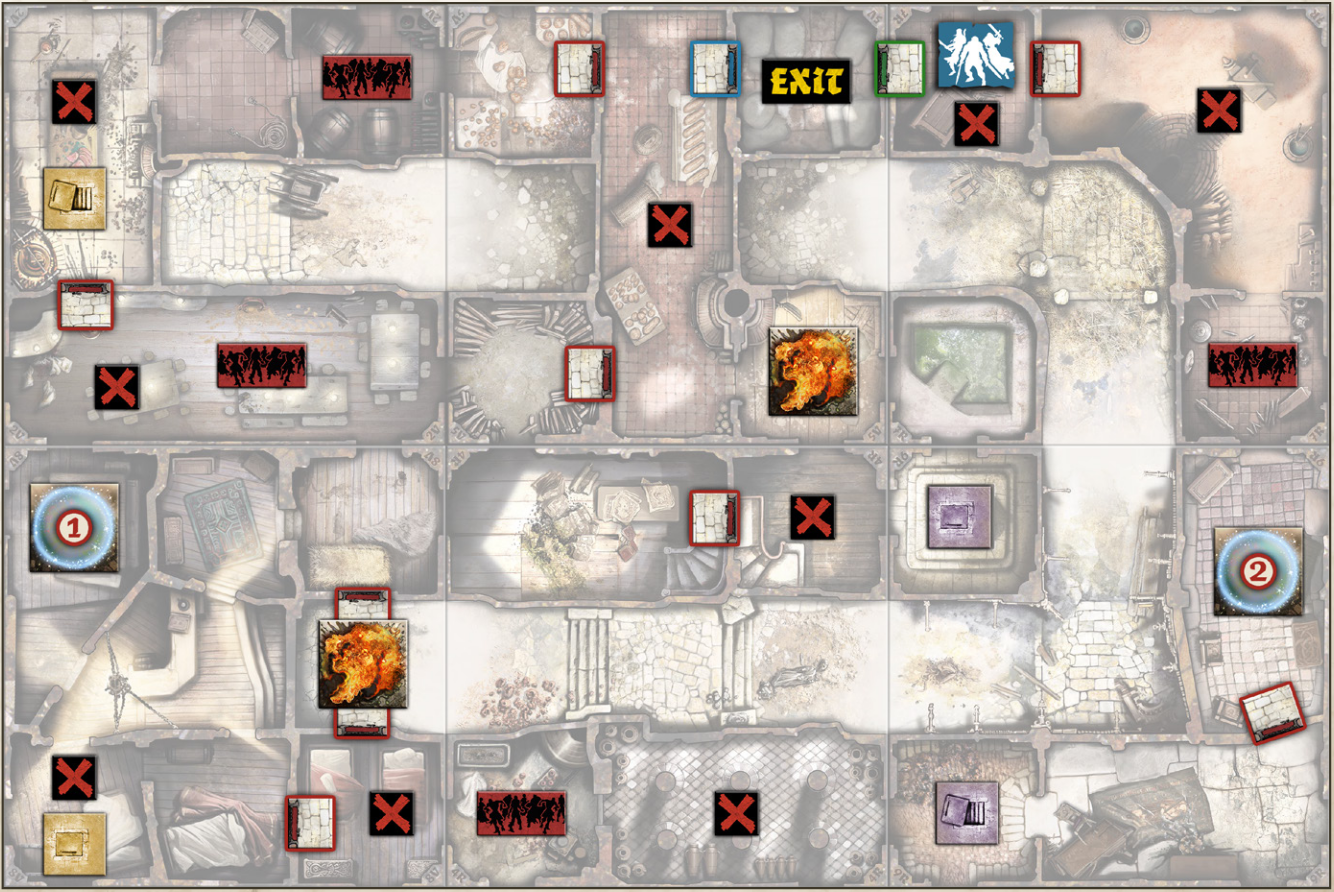 Mapa de B2: O jogo do ganso negro